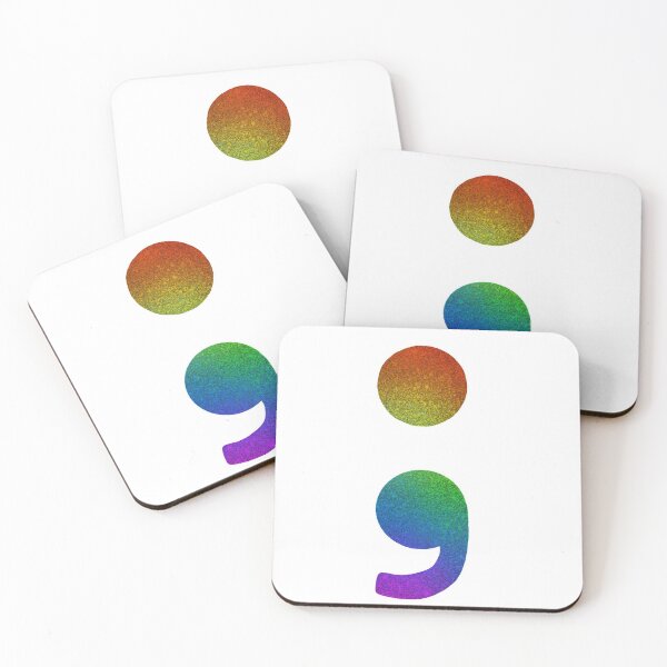 Item preview, Semicolon rainbow designed and sold by aburges5.