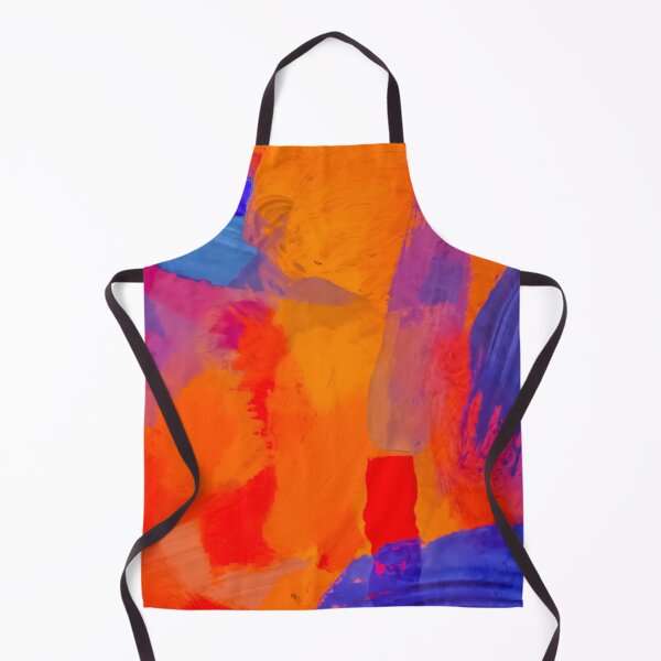 Item preview, splash painting texture abstract background in orange blue red designed and sold by Mrvell.