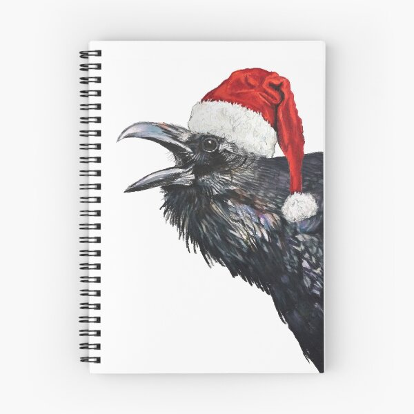 Item preview, Holiday Santa Crow designed and sold by jenesaiscluck.