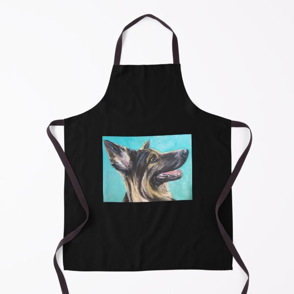 Item preview, German Shepherd , blue background  designed and sold by Merlinsmates.
