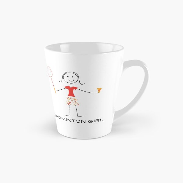 Item preview, Funny Womens Badminton Girl Sports Illustration designed and sold by whyitsme.