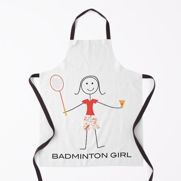 Item preview, Funny Womens Badminton Girl Sports Illustration designed and sold by whyitsme.