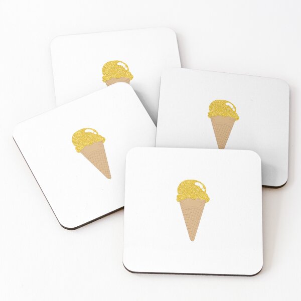 Item preview, Yellow glitter ice cream designed and sold by HI-design.