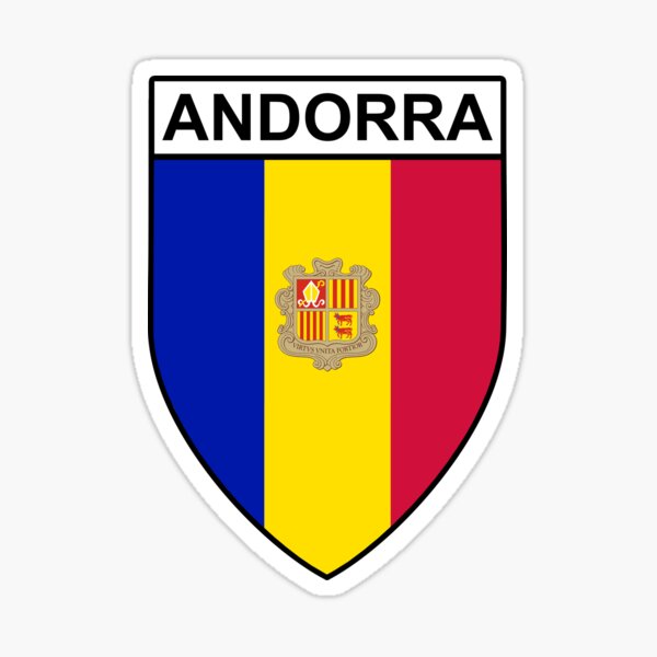 Item preview, Andorra Flag Gifts, Stickers & Products (GF) designed and sold by mpodger.