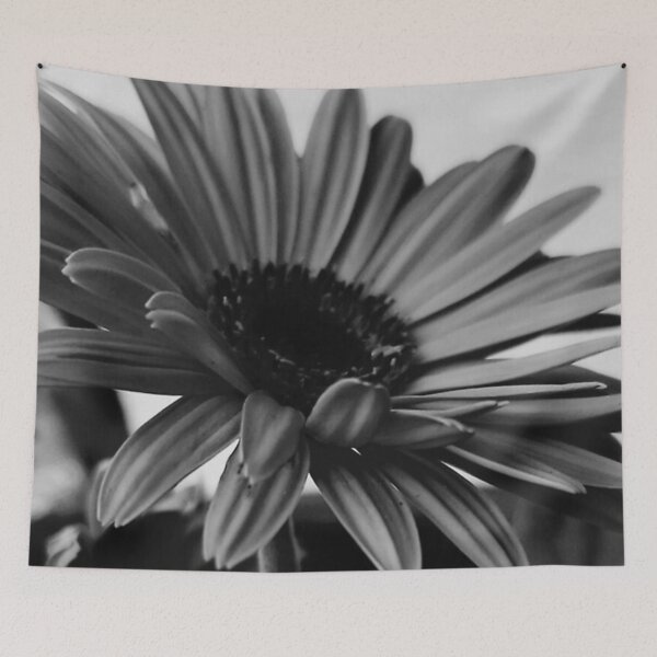 Item preview, black and white flower designed and sold by Picturethat1.