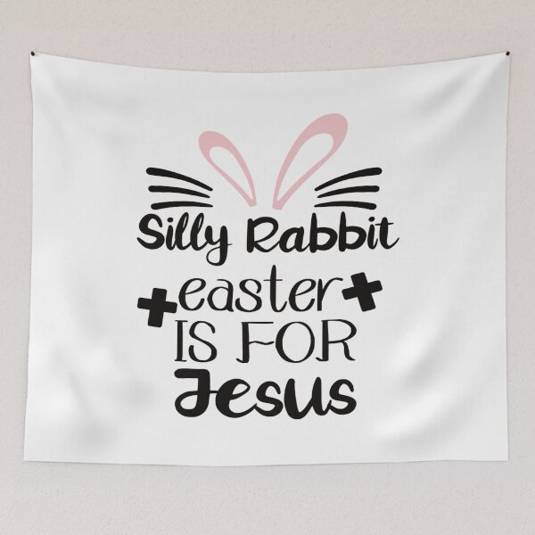 Item preview, Silly rabbit easter is for jesus designed and sold by chris299.