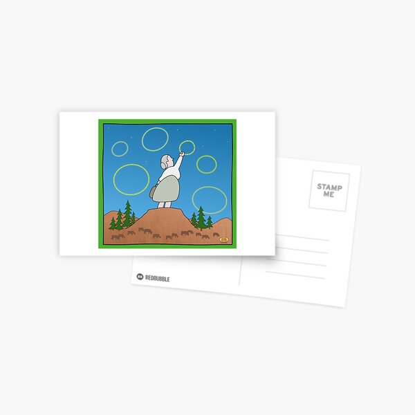 Sky Circles Postcard