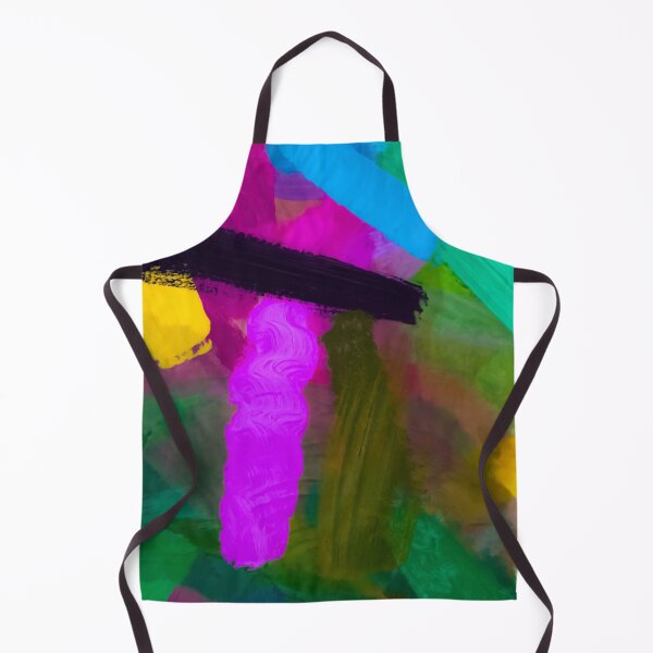 Item preview, splash painting texture abstract background in green purple yellow designed and sold by Mrvell.