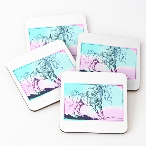 Item preview, The Wishing Horse of Oz (Pink and Blue) designed and sold by johndhalsted.