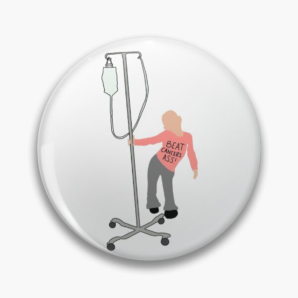 Item preview, Cancer Patient with IV Pole designed and sold by kaylanettleton.
