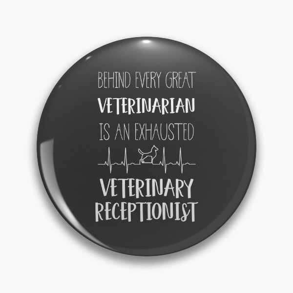 Item preview, Exhausted Veterinary Receptionist T-shirt designed and sold by ZANKELLO.