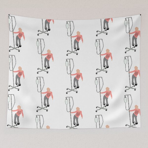 Item preview, Cancer Patient with IV Pole designed and sold by kaylanettleton.
