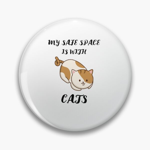 Item preview, My Safe Space Is With Cats designed and sold by NothingGeeky.