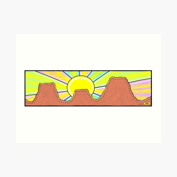 Mesa Sunrise Art Print