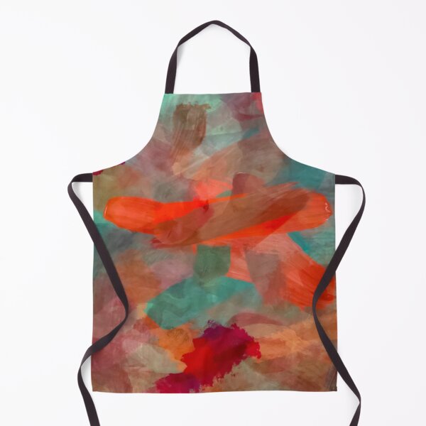 Item preview, splash painting texture abstract background in red brown green designed and sold by Mrvell.
