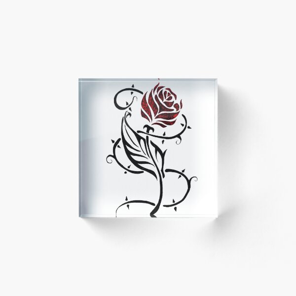 Item preview, Redand black flower designed and sold by WEShop23.