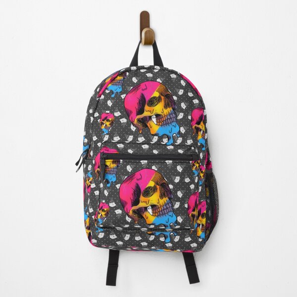 Item preview, Pansexual Skull  designed and sold by lmnopcreations.