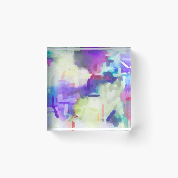 Item preview, splash painting texture abstract background in purple pink blue yellow designed and sold by Mrvell.