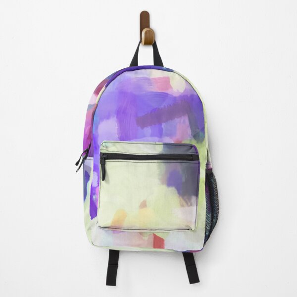 Item preview, splash painting texture abstract background in purple pink blue yellow designed and sold by Mrvell.