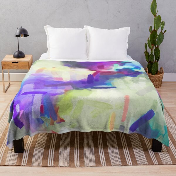 Item preview, splash painting texture abstract background in purple pink blue yellow designed and sold by Mrvell.