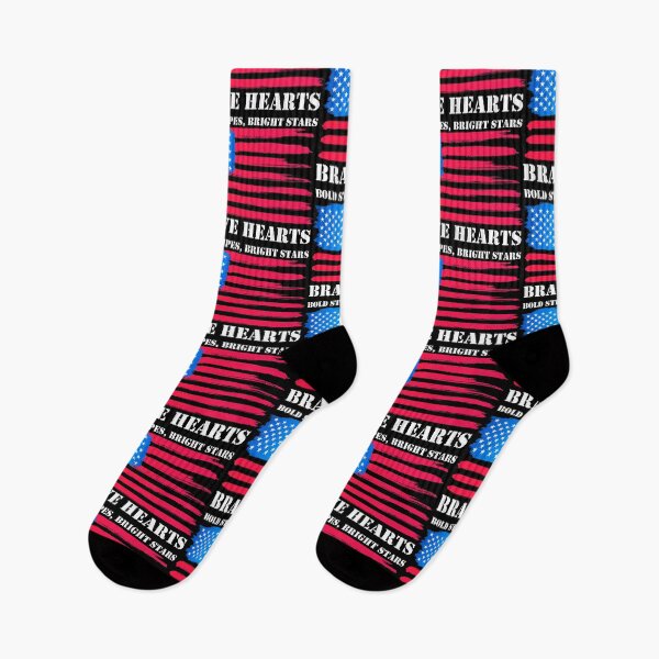 Item preview, Bold Stripes Bright Stars Brave Hearts American Flag designed and sold by K. Scott  Teeters.