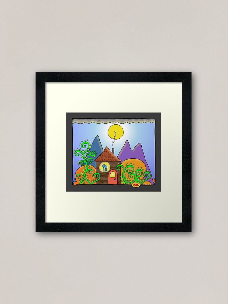 Alternate view of Cozy Framed Art Print