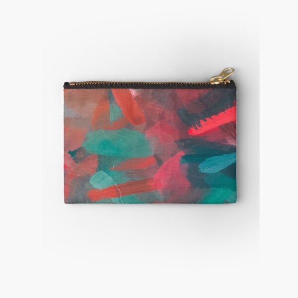 Item preview, splash painting texture abstract background in green red designed and sold by Mrvell.