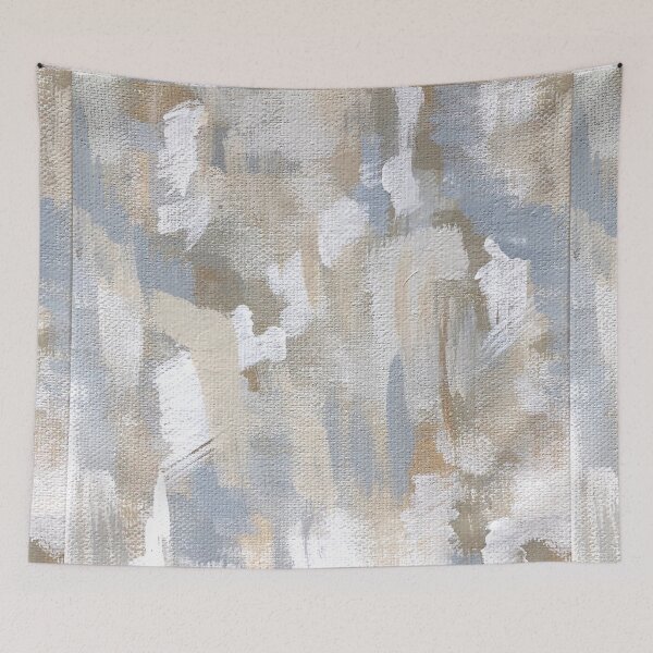 Item preview, Neutral Abstract Paint Art designed and sold by BissyCollective.