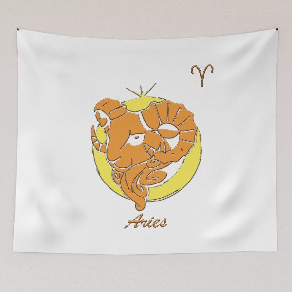Item preview, Aries Zodiac Sign D1V3-1 designed and sold by ZODMANIA-.