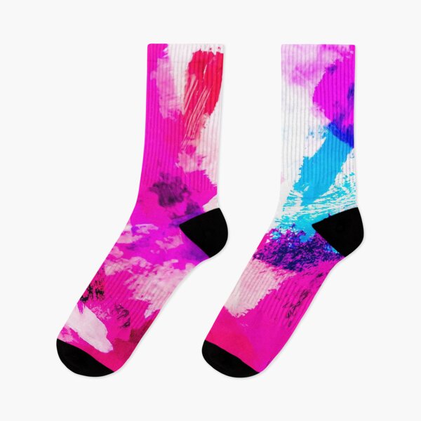 Item preview, splash painting texture abstract background in pink and blue designed and sold by Mrvell.