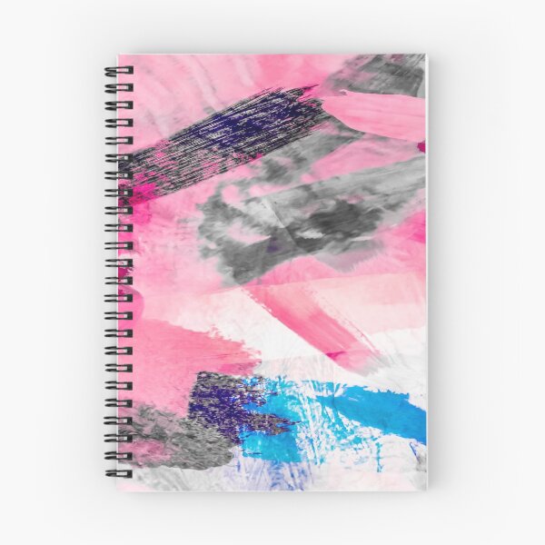 Item preview, splash painting texture abstract background in pink blue designed and sold by Mrvell.