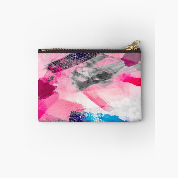 Item preview, splash painting texture abstract background in pink blue designed and sold by Mrvell.