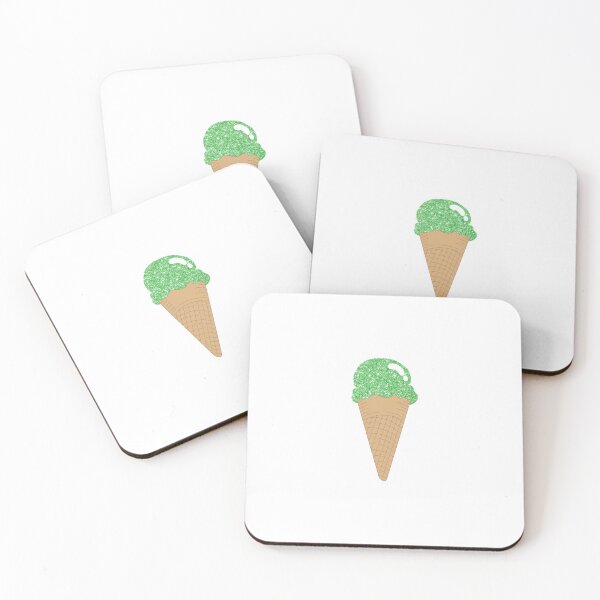 Item preview, Green glitter ice cream designed and sold by HI-design.