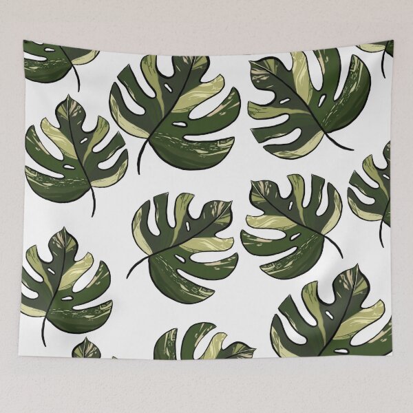 Item preview, Monstera Variegata Pattern designed and sold by trajeado14.