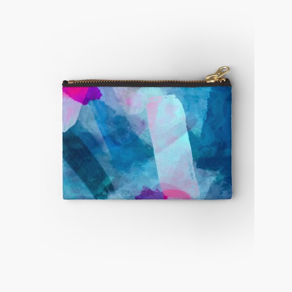 Item preview, splash painting texture abstract background in blue pink designed and sold by Mrvell.