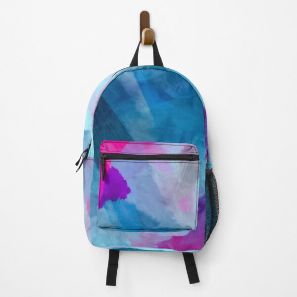 Item preview, splash painting texture abstract background in blue pink designed and sold by Mrvell.