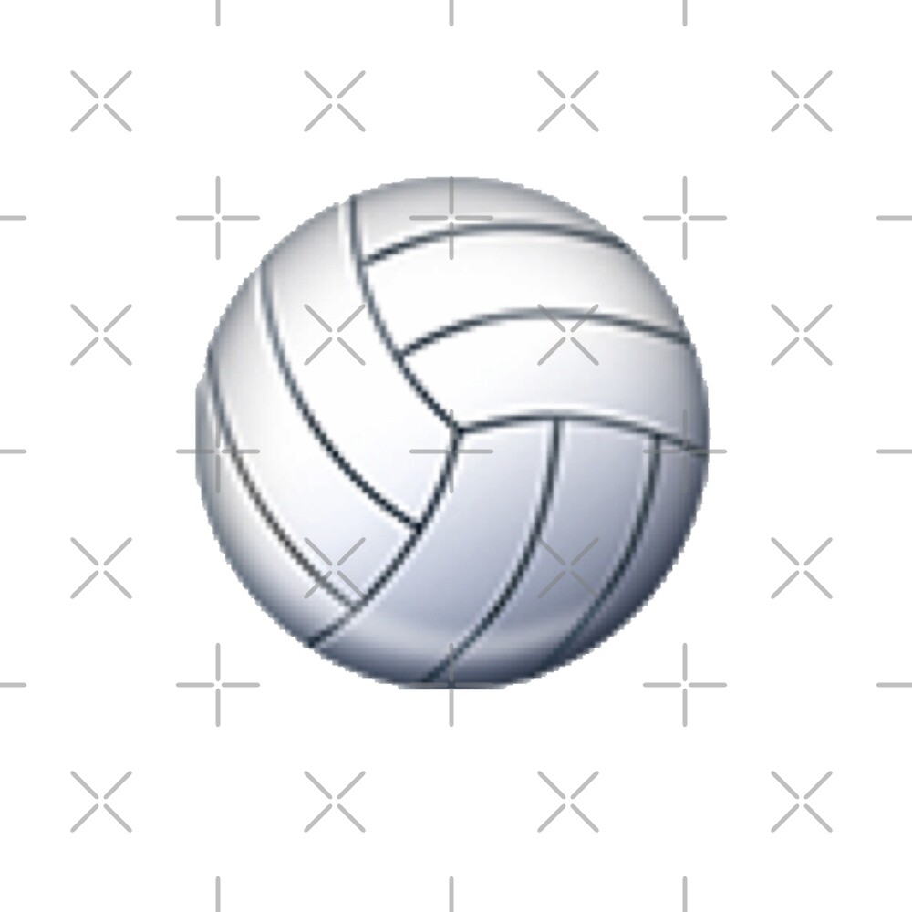 "Volleyball Emoji" by victoriab123 Redbubble