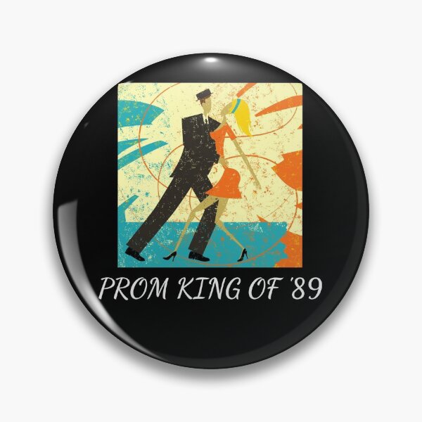 Item preview, Prom king of 89 Retro old dance couple college high school tshirt design designed and sold by AnujShah7.