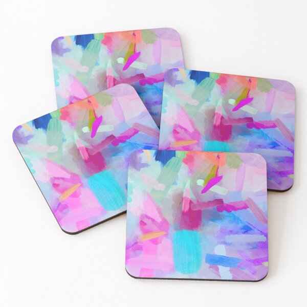 Item preview, splash painting texture abstract background in pink blue purple designed and sold by Mrvell.