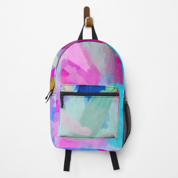 Item preview, splash painting texture abstract background in pink blue purple designed and sold by Mrvell.
