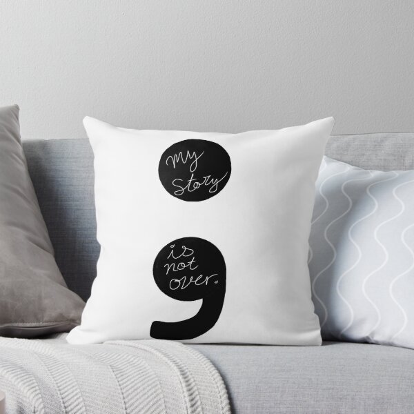 Item preview, Semicolon- my story is not over  designed and sold by aburges5.
