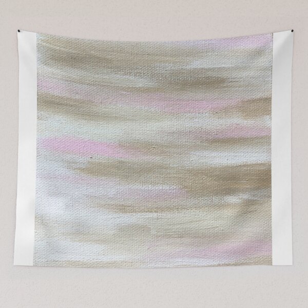 Item preview, Neutral Abstract Paint Art in Tan and Pink designed and sold by BissyCollective.