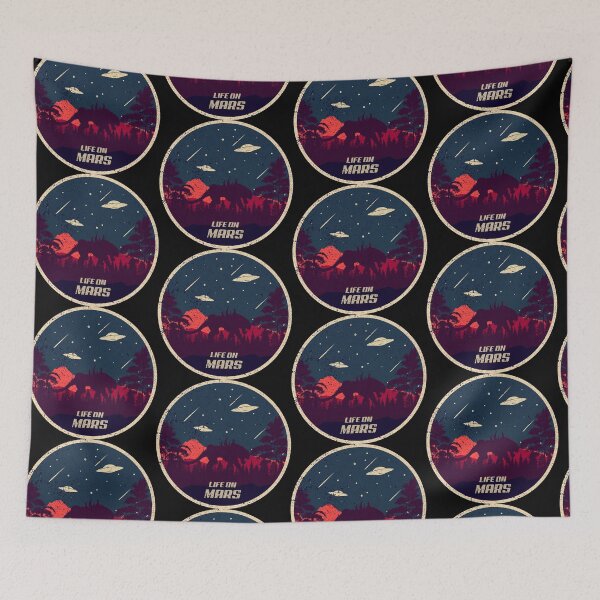 Item preview, Space Occupy Mars Red Planet Tiger Predator Alien JungleUFO Stars Galaxy Gift designed and sold by TheAplus.