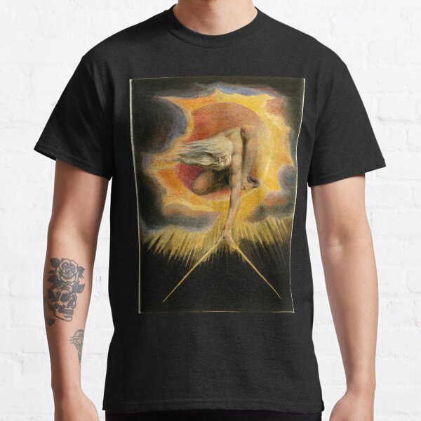 The Ancient of Days is a design by William Blake, originally published as the frontispiece to the 1794 work Europe a Prophecy Classic T-Shirt