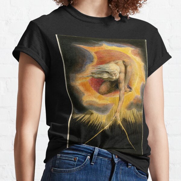 The Ancient of Days is a design by William Blake, originally published as the frontispiece to the 1794 work Europe a Prophecy Classic T-Shirt