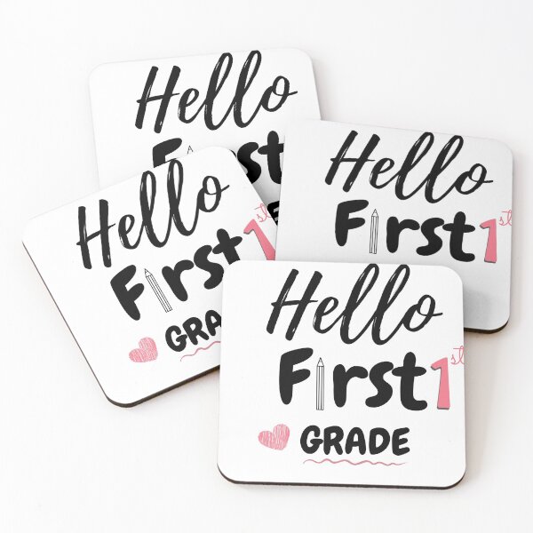Item preview, Hello first grade, gift for children or teachers designed and sold by InManalsMind.