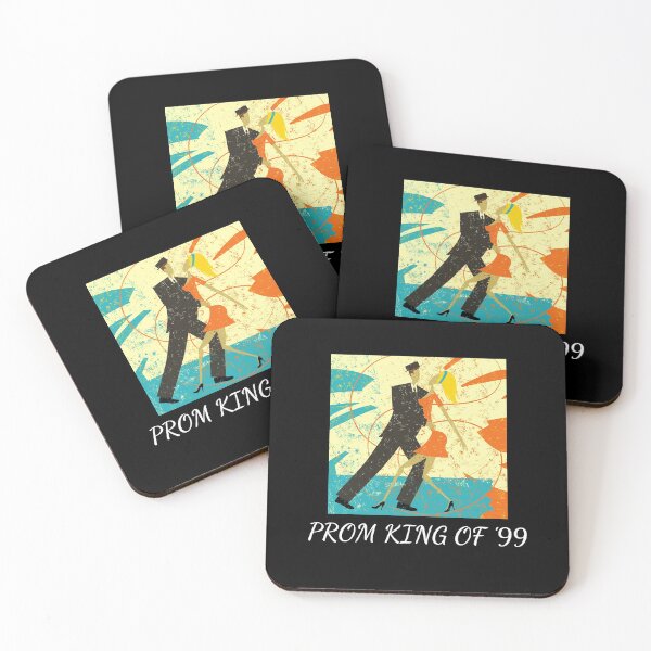 Item preview, Prom king of 99 Retro old dance couple college high school tshirt design designed and sold by AnujShah7.