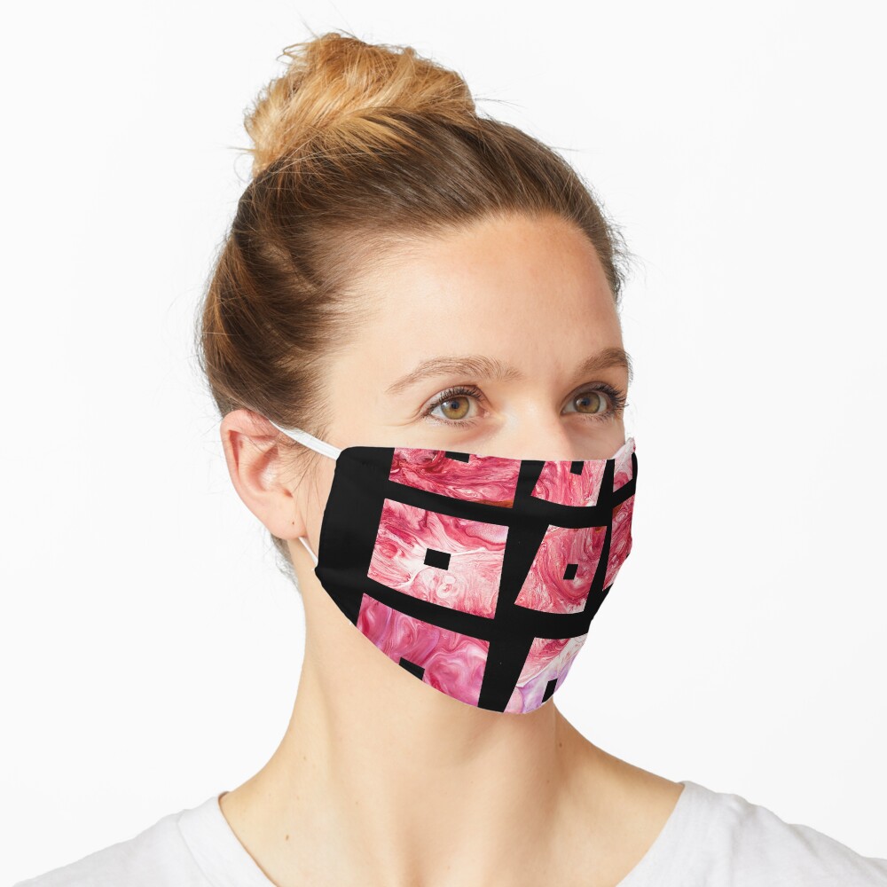 Roblox Logo Game Oof Ripetitive Red Paint Gamer Mask By Vane22april Redbubble - roblox paint face