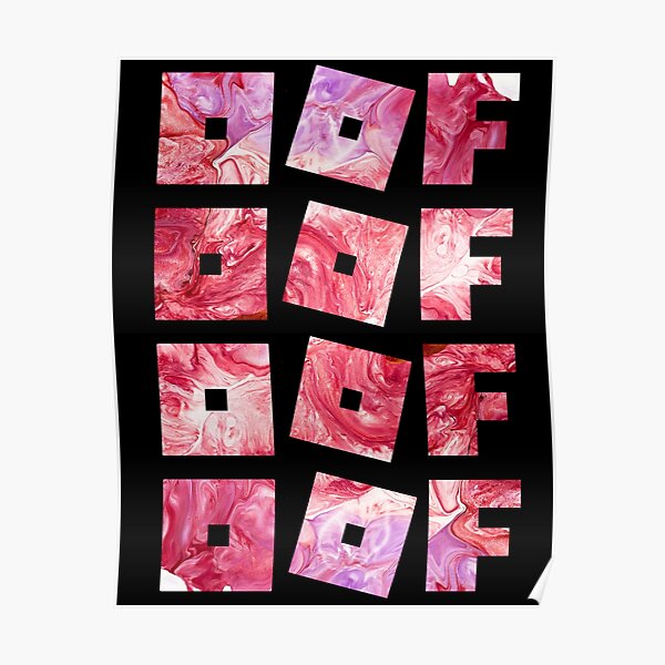 Roblox Robux Posters Redbubble - rose gold aesthetic pink roblox logo