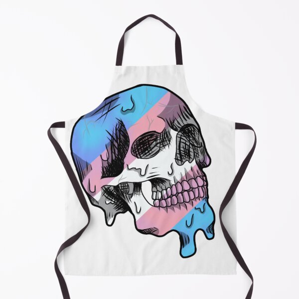 Item preview, Trans skull sticker designed and sold by lmnopcreations.